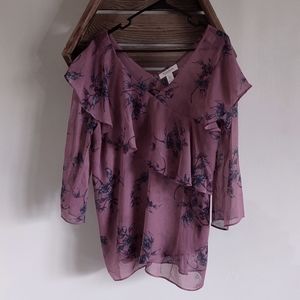 Motherhood Maternity floral blouse (M)